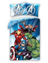 Marvel 2 Teile Bettwäsche Avengers 135x100 cm bunt - 1