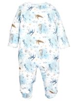 NINI Grenouillère Faune Marine Bleu - 1