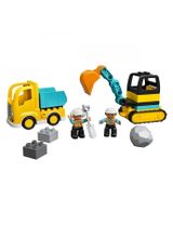 LEGO® DUPLO® 20 Teile LEGO® Bagger und Laster 11x14x7 cm 2+ Jahre bunt - 1