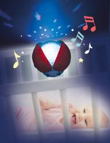 Clementoni Baby Veilleuse Coccinelle Étoiles 22.5x10x22.5 cm Bleu - 3