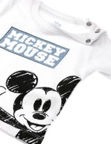 E Plus M 2 Teile Set Mickey Mouse weiß 62 (0-3 Monate) - 5