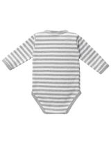 Makoma Wickelbody Streifen grau - 2