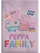 Peppa Pig Decke Peppa Wutz Fleece 100x140 cm rosa - 1