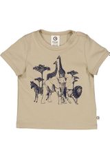 Müsli by Green Cotton Babyshirt Print beige 68 - 0