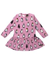 Villervalla Kleid Pinguin rosa Rosa 92 (18-24 Monate) - 0