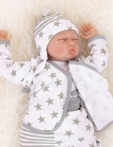 Baby Sweets 3 pièces Ensemble Hibou Étoiles Blanc - 9