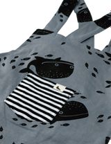 Turtledove London Latzhose Wal grau 116/122 (6-7 Jahre) - 2