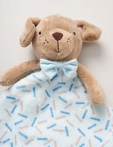 Snuggle Tots Doudou mouchoir Chien Boucle Beige - 1