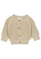 Müsli by Green Cotton Babystrickjacke Unifarben beige 56 - 0