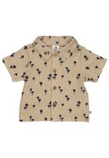 Müsli by Green Cotton Babyshirt Alloverprint beige 74 - 0