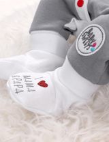 Baby Sweets Schuhe I Love Mama & Papa weiß 56 (Neugeborene) - 4