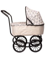 Skrållan Puppenwagen Herz CE-zertifiziert 595x325x660 mm 3+ Jahre creme - 2