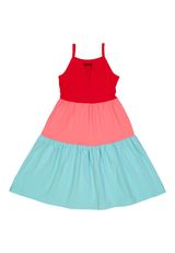 Fred s World by Green Cotton Kleid Unifarben rot 98 - 1