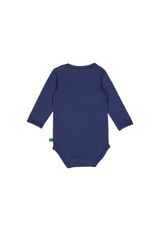 Fred s World by Green Cotton Langarmbody Unifarben blau 68 - 1