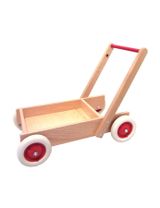 Holz-Wenzel Lauflernwagen 55x51x33 cm 12+ Monate braun - 0