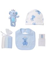 Rock A Bye Baby Boutique 10 Teile Set Teddybär blau 50/56 (Neugeborene) - 4