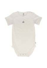 Müsli by Green Cotton Kurzarmbody Unifarben weiß 80 - 0