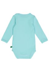 Fred s World by Green Cotton Langarmbody Unifarben hellblau 86 - 2