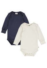 Müsli by Green Cotton Langarmbody Unifarben bunt 56 - 0