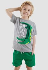 Denokids Unifarben grau 104 - 6