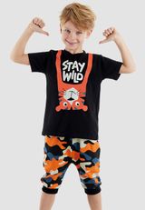 Zweiteiler Jungen schwarz 104 - 7
