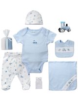 Rock A Bye Baby Boutique 10 Teile Set Traktor blau - 0