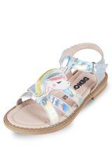 Denokids Unicorn Sandale Mädchen silber 31 - 3