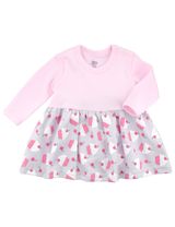 Baby Sweets 2 Teile Kleid Kirschen grau - 1