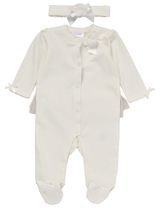 Rock A Bye Baby Boutique 2 pièces Ensemble Volant Crème - 0