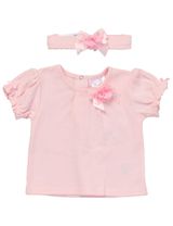 Rock A Bye Baby Boutique 3 pièces Ensemble Volant Rose - 2
