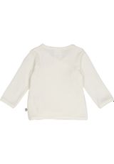 Müsli by Green Cotton Babylangarmshirt Unifarben creme 74 - 1