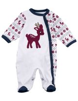 Baby Sweets Strampler Rentier Little Reindeer blau 68 (3-6 Monate) - 0