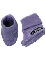 Villervalla Schuhe Fleece lila 74/80 (6-12 Monate) - 0