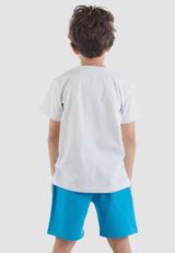 Denokids Print blau 104 - 7