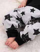 Baby Sweets 2 Teile Set Sterne schwarz - 4
