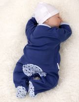 Baby Sweets Strampler Krone Little Prince blau 56 (Neugeborene) - 5