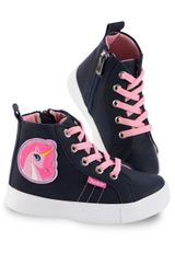 Denokids Unicorn Navy Blue Sneaker Mädchen dunkelblau 26 - 3