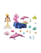 Playmobil 28 Teile PLAYMOBIL® Meerjungfrau mit Delfinen Princess Magic 10x7x9 cm 4+ Jahre bunt - 1