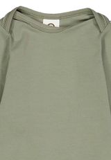 Müsli by Green Cotton Langarmbody Unifarben gruen 62 - 2