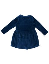 Villervalla Kleid Velours blau 128 (7-8 Jahre) - 1