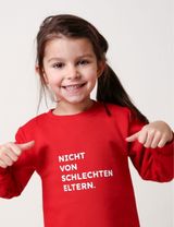 MaBu Kids Pullover Nicht von schlechten Eltern Grüße, Gemüse rot 92 (18-24 Monate) - 2