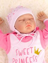 Baby Sweets 3 Teile Set Krone Sweet Princess rosa 1 Monat (56) - 6