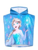 Disney Badeponcho Frozen Kapuze 100x50 cm blau - 0