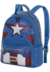 Marvel Captain America GuriHiru-Hooded Rucksack 25x29x16 cm blau blau Onesize Kinder - 0