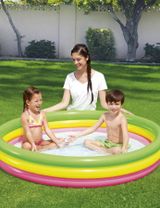 Bestway Swim Squad™ Planschbecken 3-Ring Wasserkapazität 211 Liter 141 cm 2+ Jahre bunt - 3