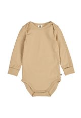 Green Cotton Langarmbody hellbraun 56 - 0