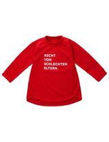 MaBu Kids Langarmshirt Nicht von schlechten Eltern Grüße, Gemüse rot - 0