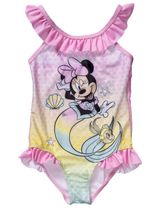 Disney Maillot de bain Minnie Mouse Volant Jaune - 0