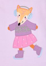 Fred s World by Green Cotton Langarmshirt Unifarben lila 86 - 2