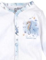NINI Grenouillère Faune Marine Bleu - 2